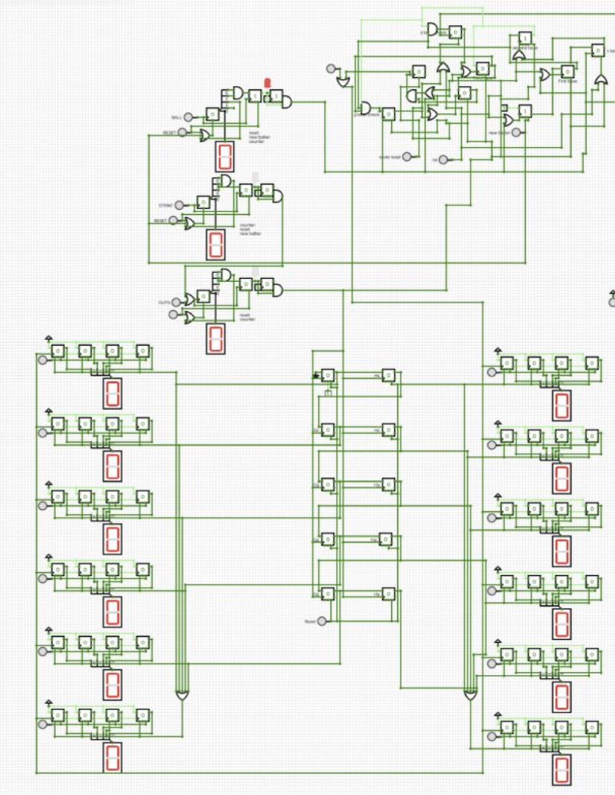 Initial scoreboard schematic
